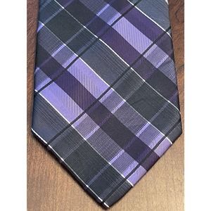 Classic Tie Purple Hand Made Polyester Men’s Neck Tie Made In China